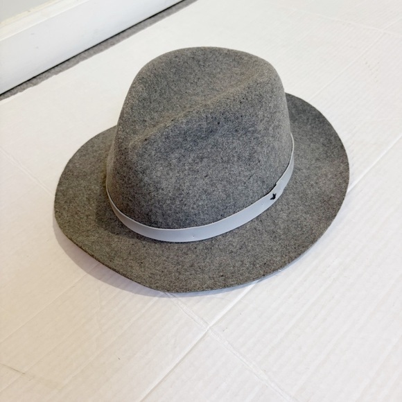 Rag and Bone 100% Wool Fedora Felted Hat Wide Brim Made in the USA Festival main image 13